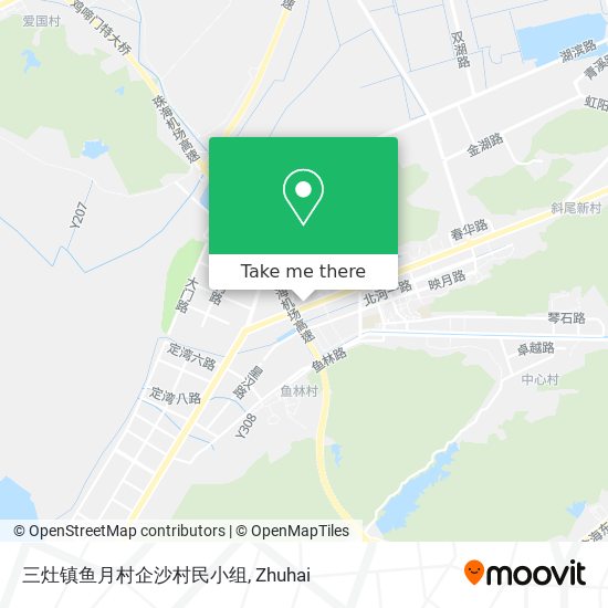 三灶镇鱼月村企沙村民小组 map