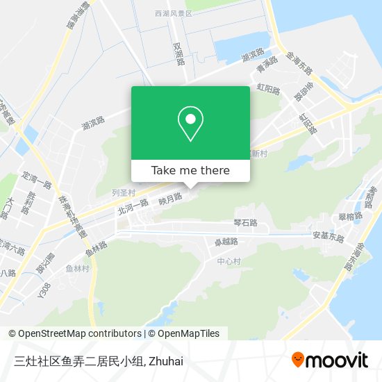 三灶社区鱼弄二居民小组 map