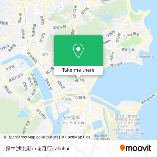 探牛(拱北新市花园店) map