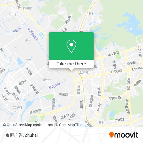 京恒广告 map