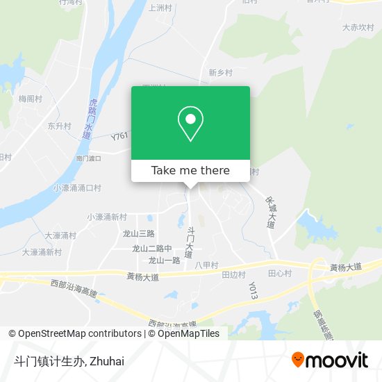 斗门镇计生办 map