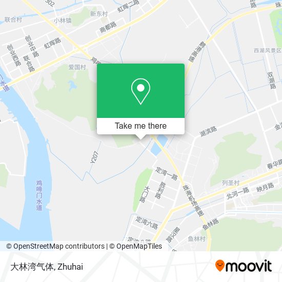 大林湾气体 map