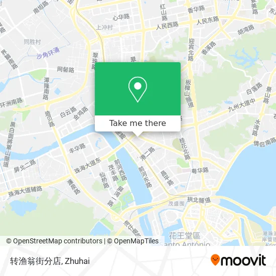 转渔翁街分店 map
