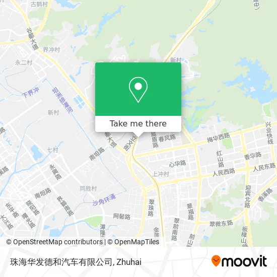 珠海华发德和汽车有限公司 map