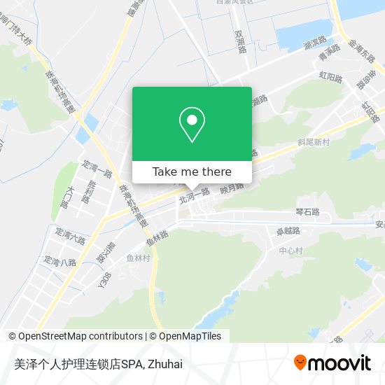 美泽个人护理连锁店SPA map