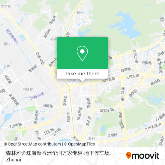 森林雅舍珠海新香洲华润万家专柜-地下停车场 map