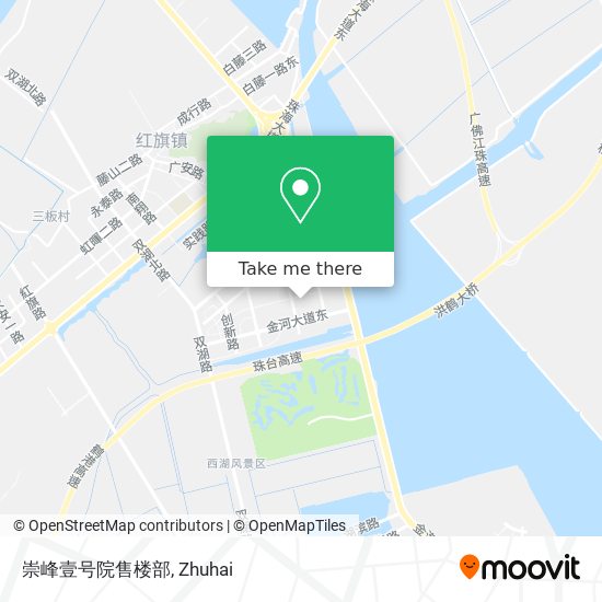 崇峰壹号院售楼部 map