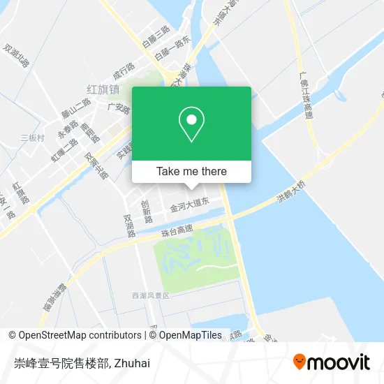 崇峰壹号院售楼部 map
