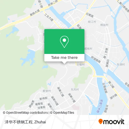 泽华不锈钢工程 map