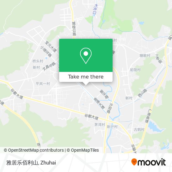 雅居乐佰利山 map
