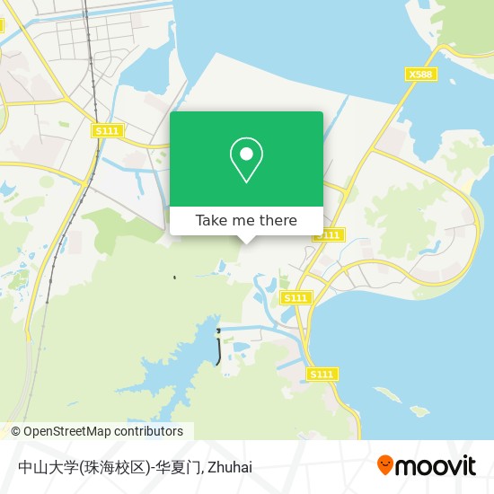 中山大学(珠海校区)-华夏门 map
