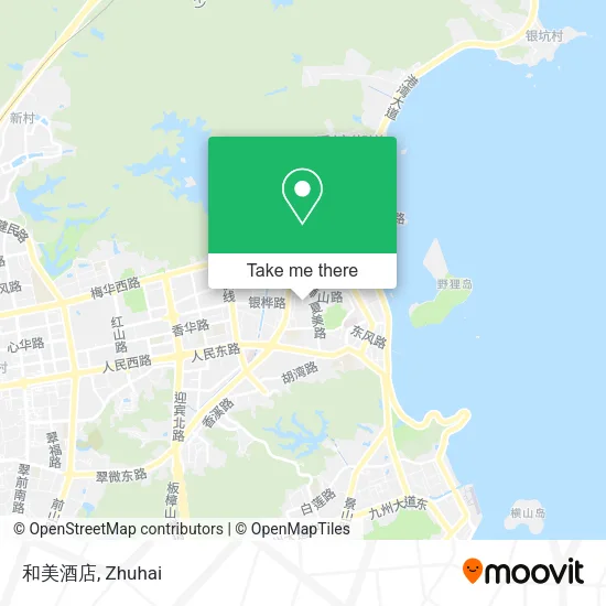 和美酒店 map