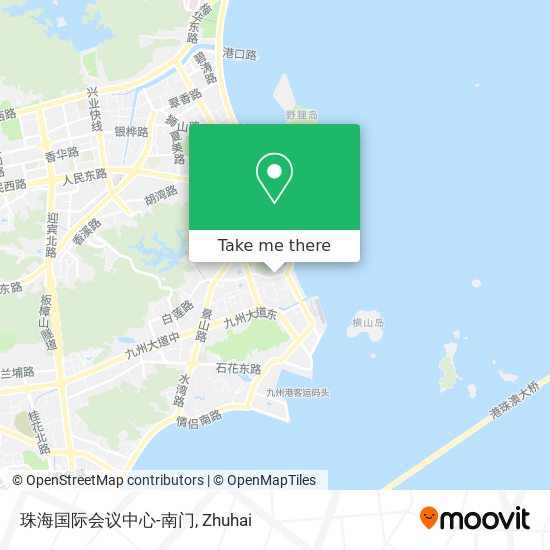 珠海国际会议中心-南门 map
