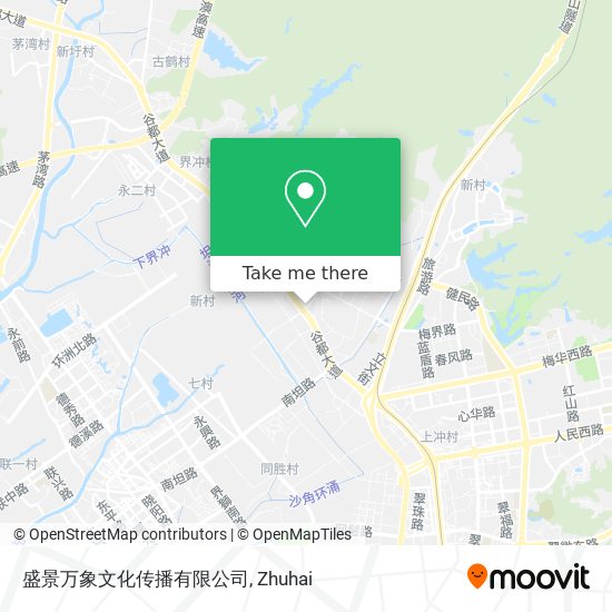 盛景万象文化传播有限公司 map