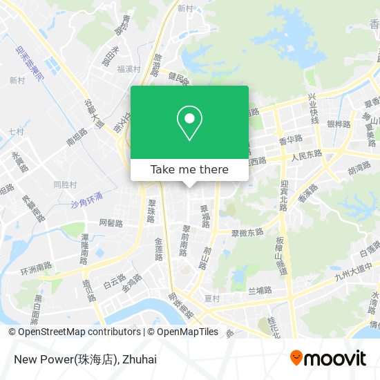 New Power(珠海店) map