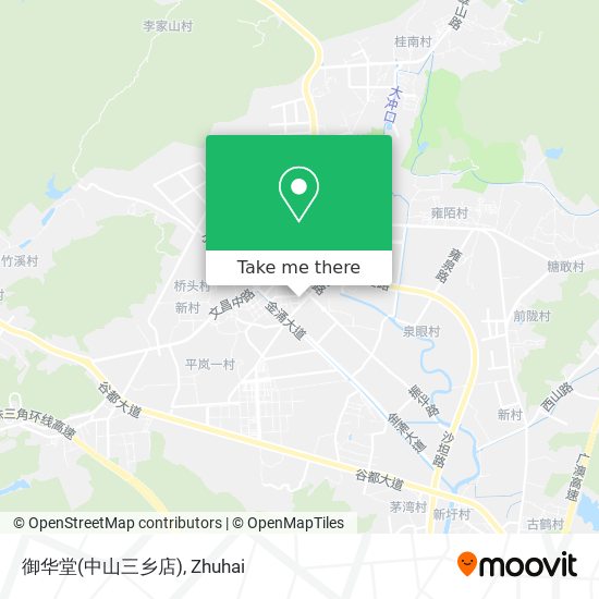 御华堂(中山三乡店) map
