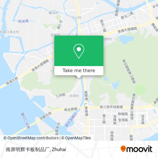 南屏明辉卡板制品厂 map
