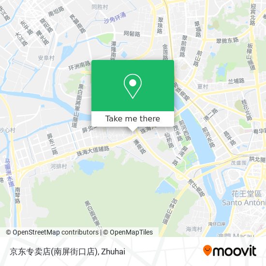 京东专卖店(南屏街口店) map