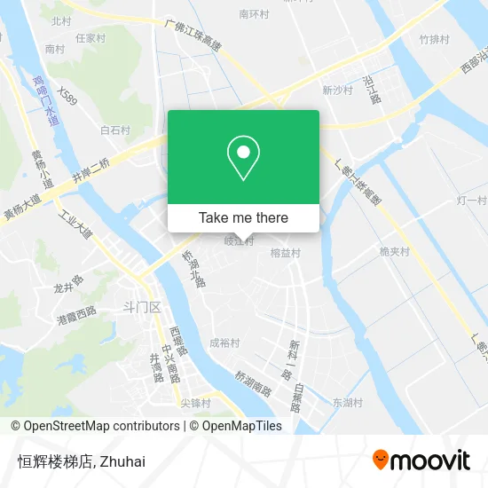 恒辉楼梯店 map