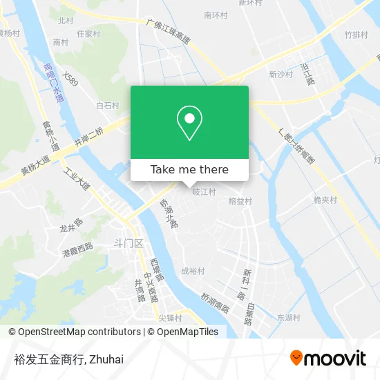 裕发五金商行 map