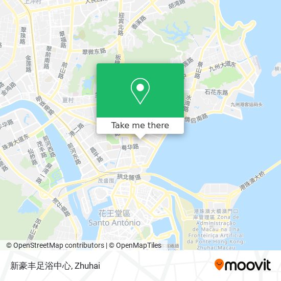 新豪丰足浴中心 map