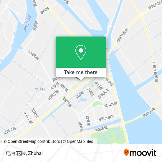 电台花园 map