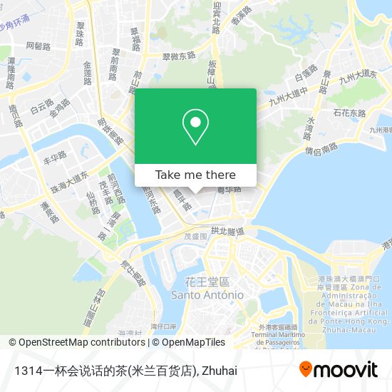 1314一杯会说话的茶(米兰百货店) map