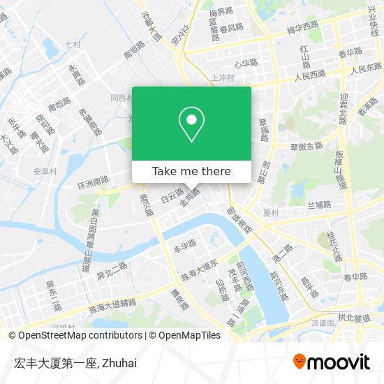 宏丰大厦第一座 map