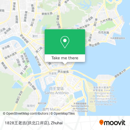 1828王老吉(拱北口岸店) map