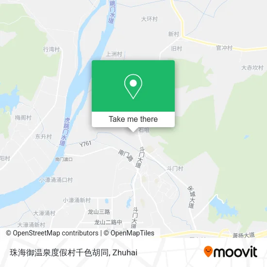 珠海御温泉度假村千色胡同 map