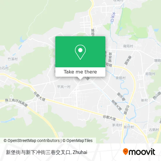 新堡街与新下冲街三巷交叉口 map