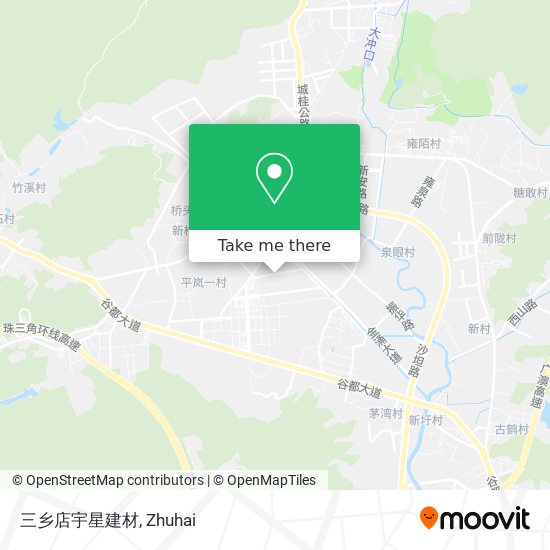 三乡店宇星建材 map