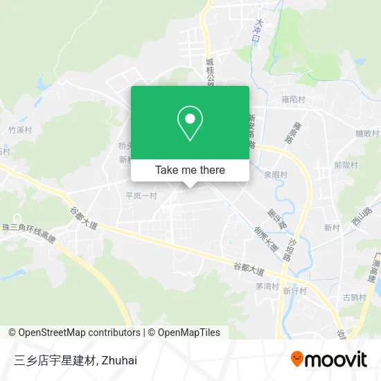 三乡店宇星建材 map