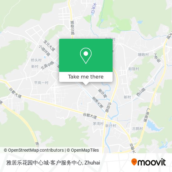 雅居乐花园中心城-客户服务中心 map
