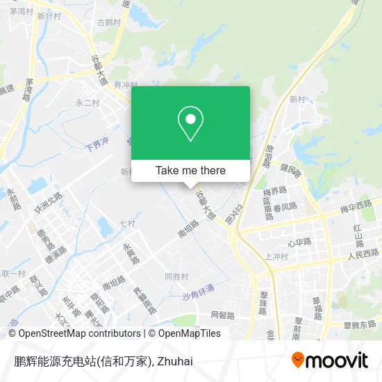 鹏辉能源充电站(信和万家) map