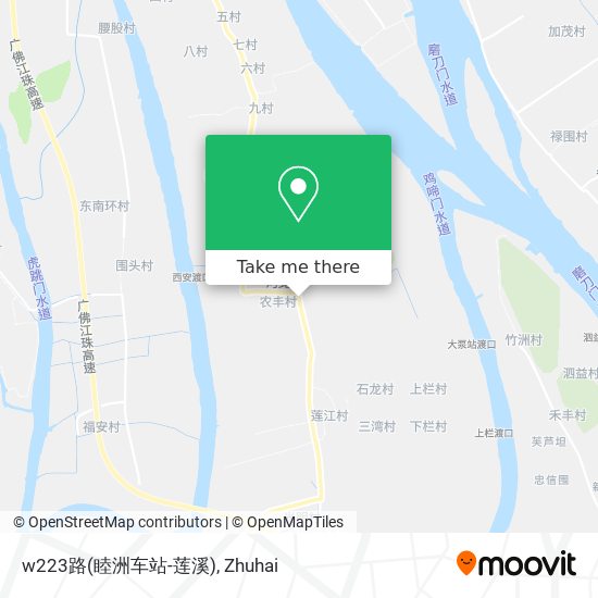 w223路(睦洲车站-莲溪) map