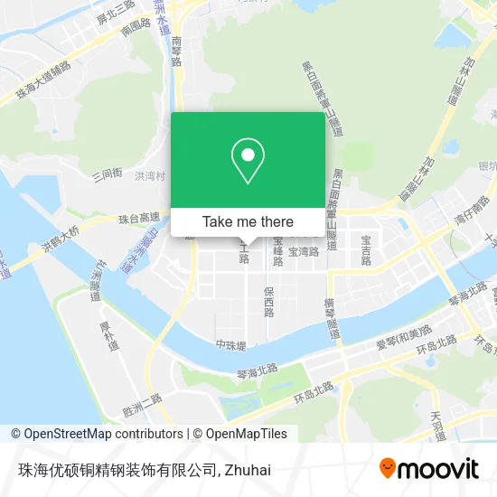 珠海优硕铜精钢装饰有限公司 map