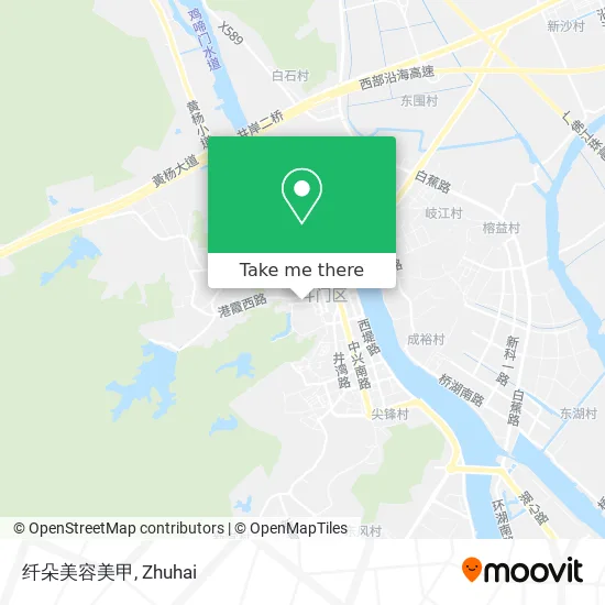 纤朵美容美甲 map