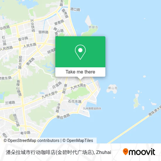潘朵拉城市行动咖啡店(金碧时代广场店) map