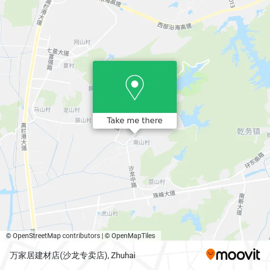 万家居建材店(沙龙专卖店) map