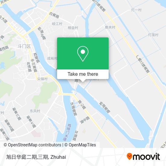 旭日华庭二期,三期 map