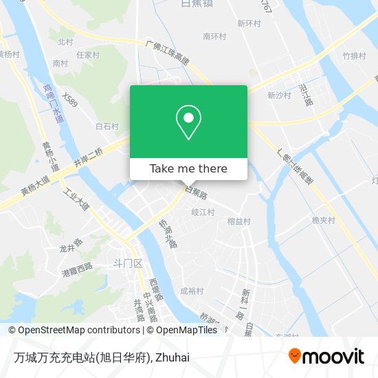 万城万充充电站(旭日华府) map