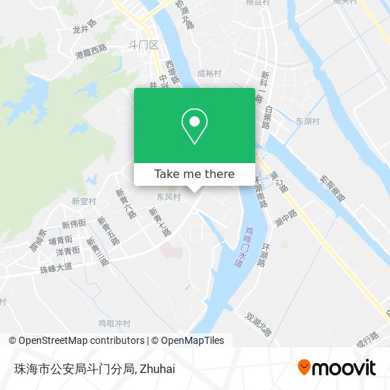 珠海市公安局斗门分局 map