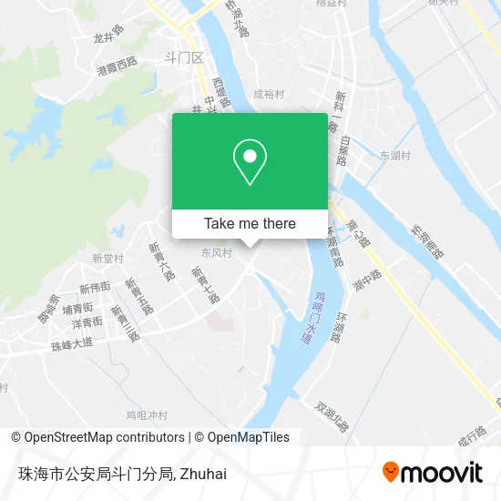珠海市公安局斗门分局 map