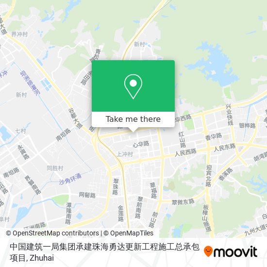 中国建筑一局集团承建珠海勇达更新工程施工总承包项目 map