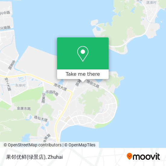 果邻优鲜(绿景店) map