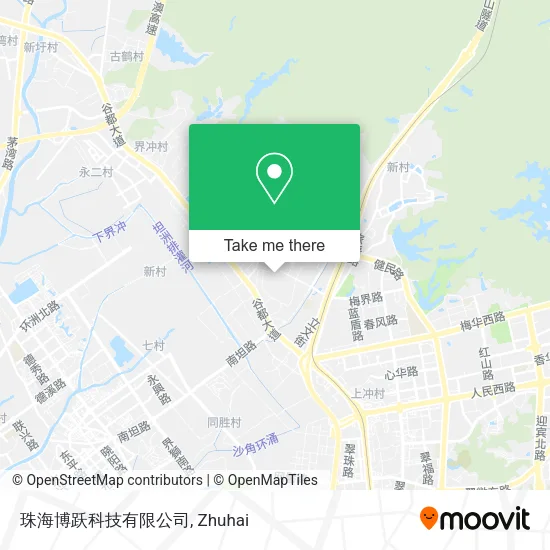 珠海博跃科技有限公司 map