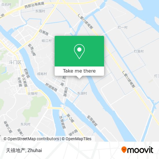 天禧地产 map