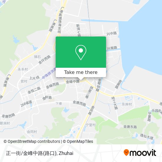 正一街/金峰中路(路口) map