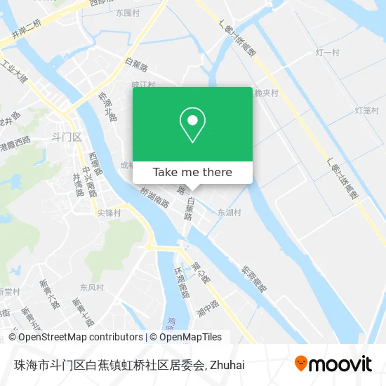 珠海市斗门区白蕉镇虹桥社区居委会 map
